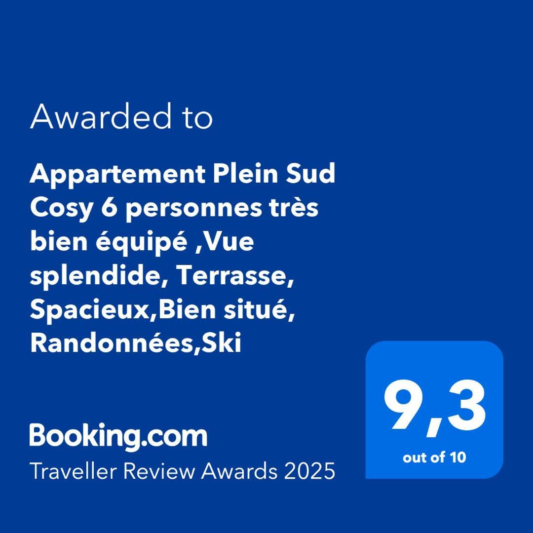 Appartement Plein Sud Cosy 6 Personnes Tres Bien Equipe ,Vue Splendide, Terrasse, Spacieux,Bien Situe, Randonnees,Ski Saint-Sorlin-dʼArves Exteriör bild