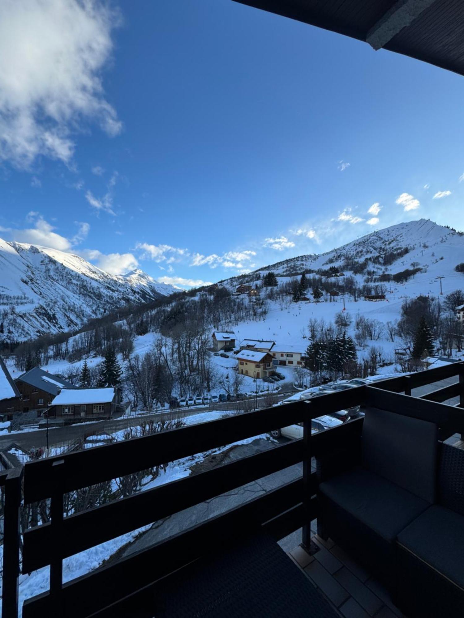 Appartement Plein Sud Cosy 6 Personnes Tres Bien Equipe ,Vue Splendide, Terrasse, Spacieux,Bien Situe, Randonnees,Ski Saint-Sorlin-dʼArves Exteriör bild